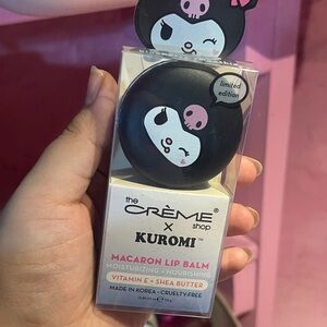 The Crème Shop x Kuromi Macaron Lip Balm - Black